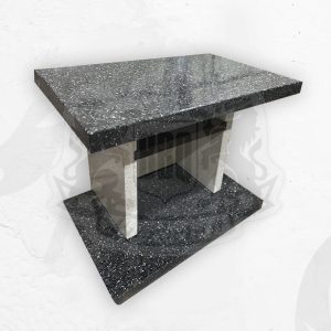 Разделочный стол прямой 1000х520х850мм Полированный Горные цветы